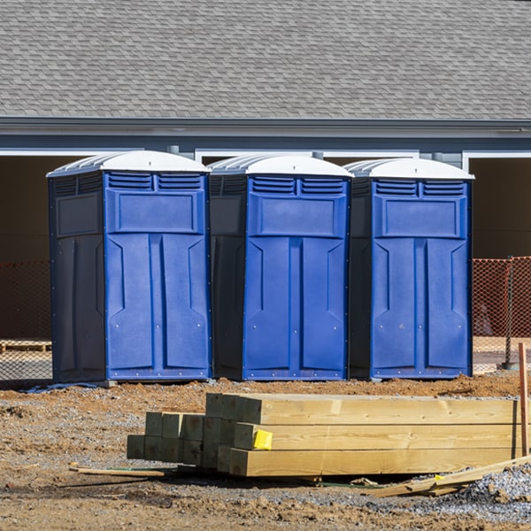 can i customize the exterior of the porta potties with my event logo or branding in Summitville TN